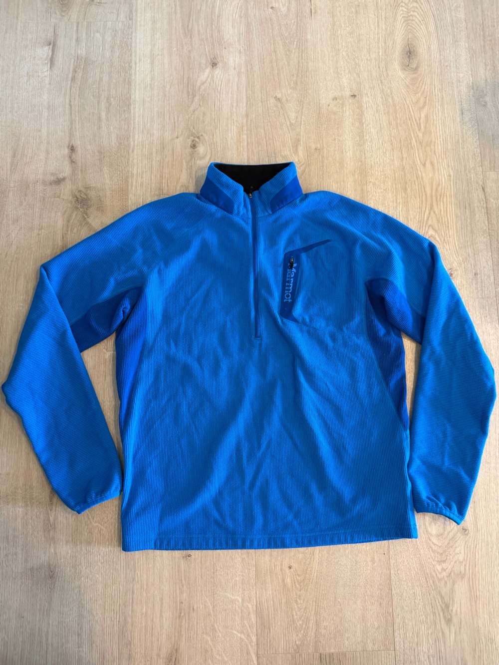 Men's Marmot Half Zip Pullover Size Large in Blue